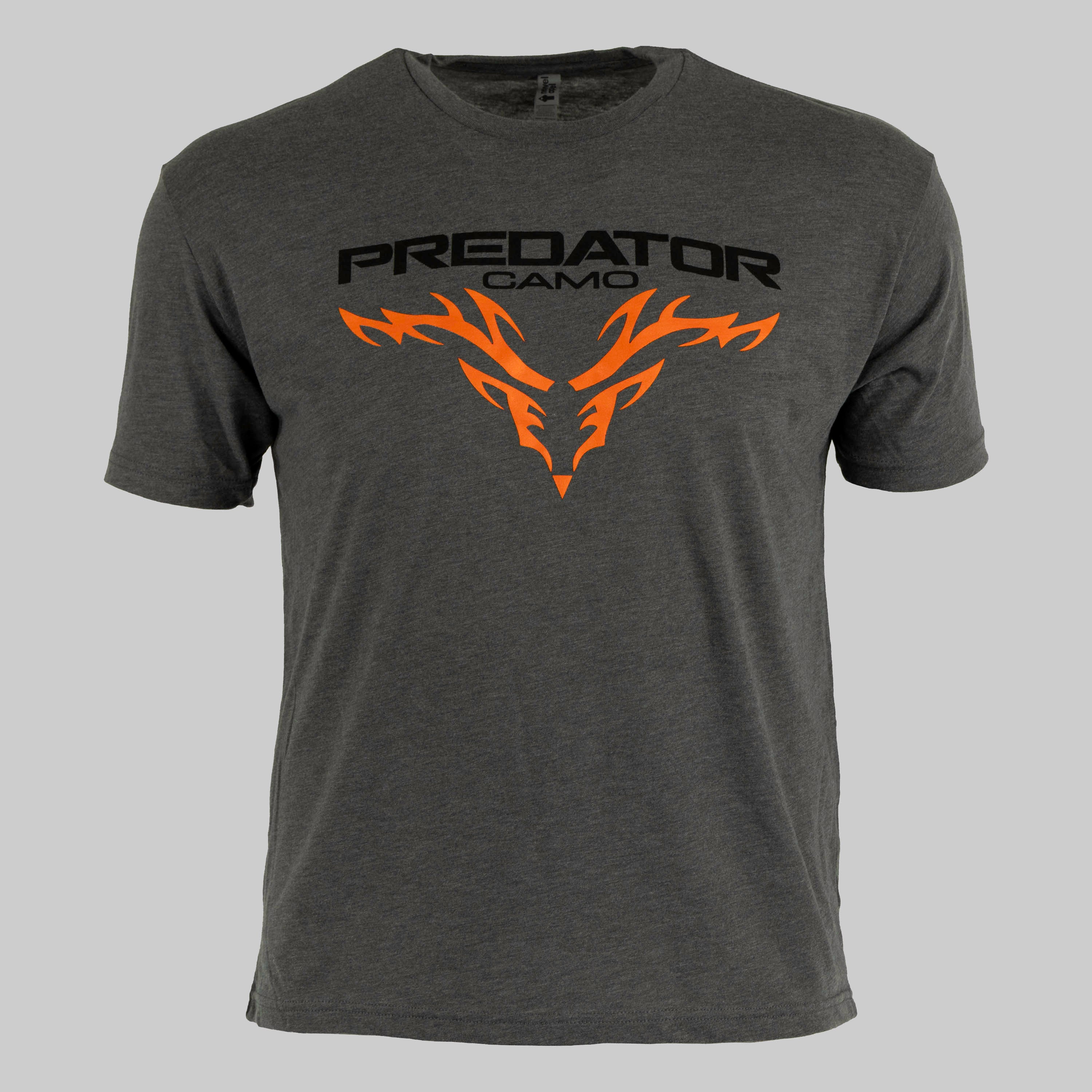 Predator Camo - Triblend Logo Tee - Gray