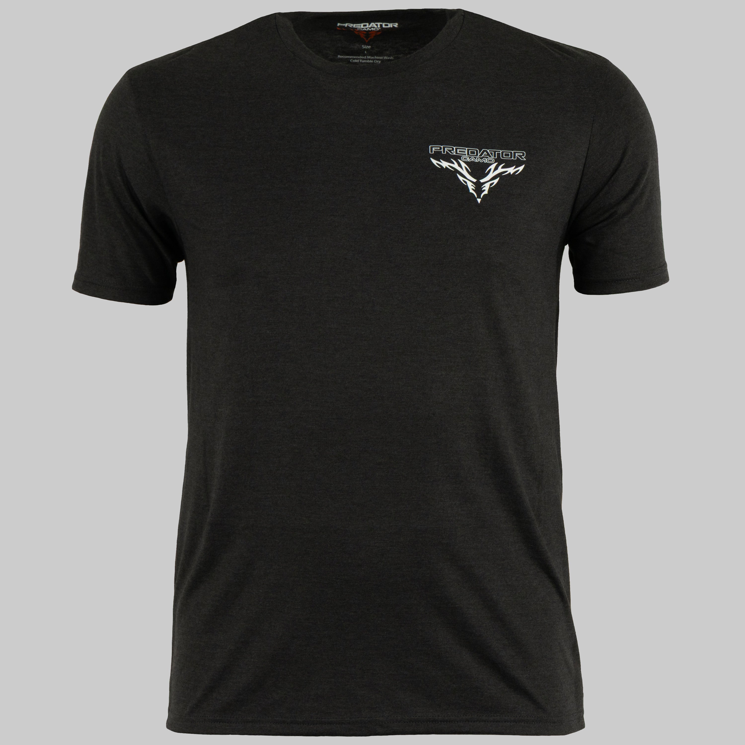 Predator Camo - Ridge Tee - Front View - Black Forest