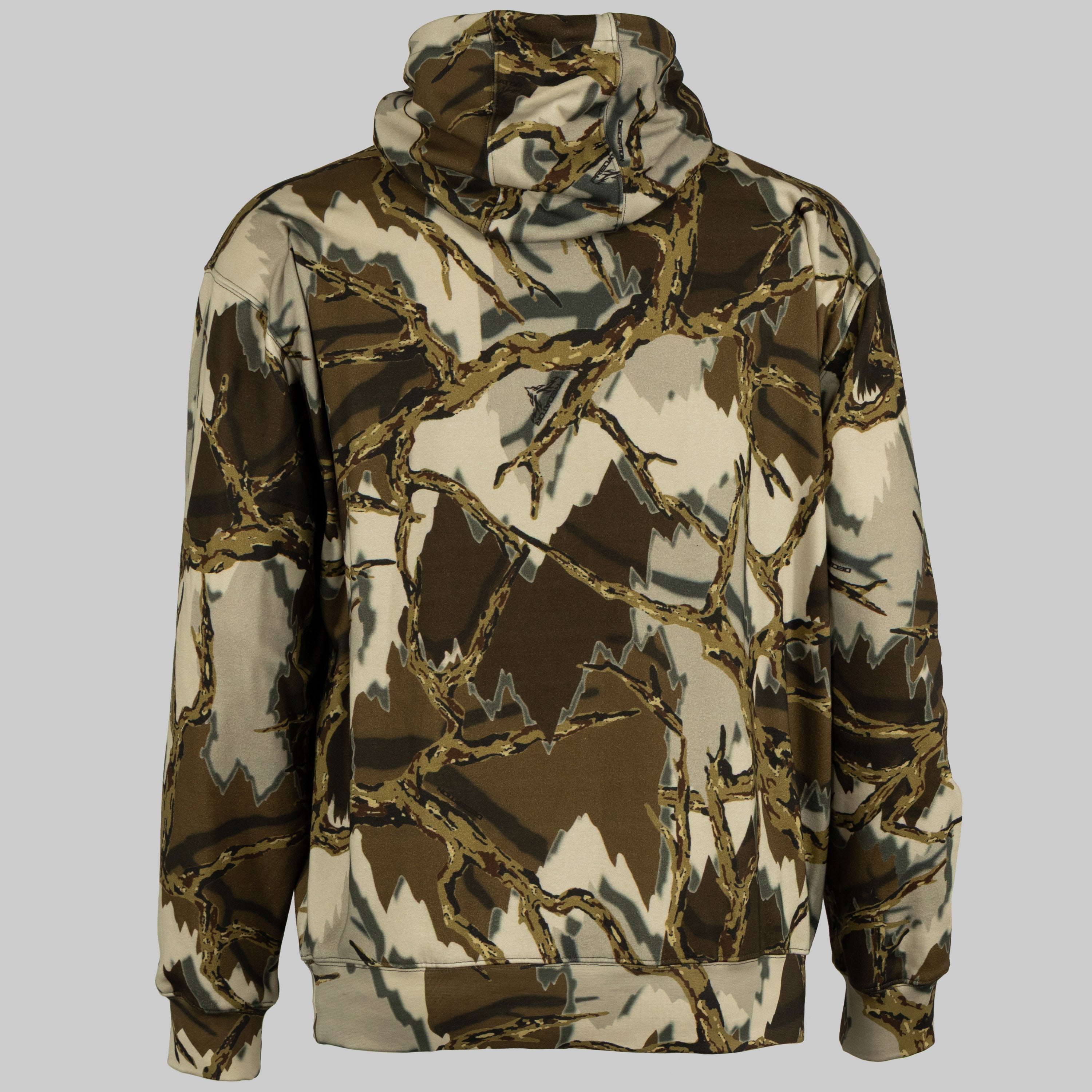 Predator Camo - Legacy Hoodie - Back View - #color_brown-deception