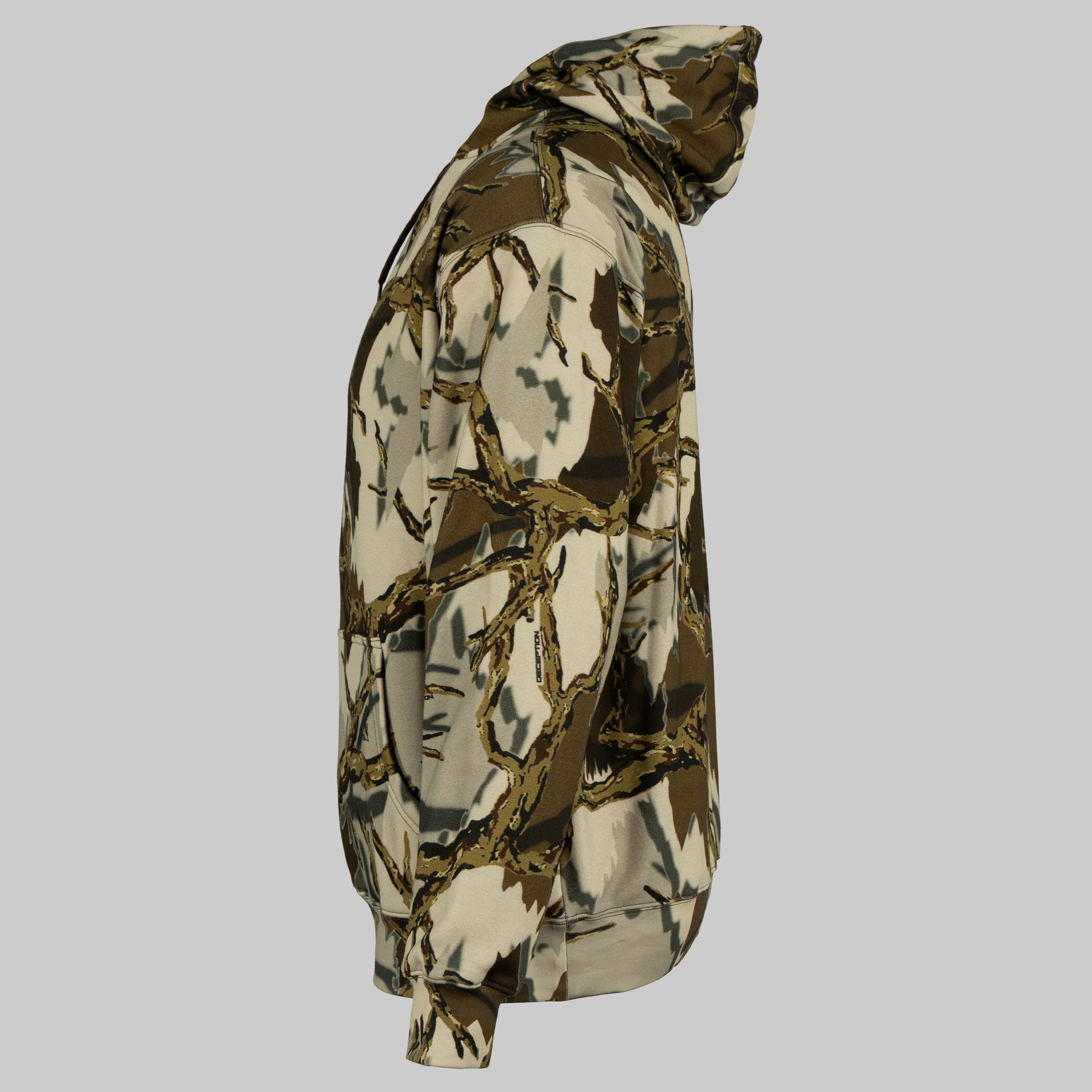 Predator Camo - Legacy Hoodie - Side View - #color_brown-deception