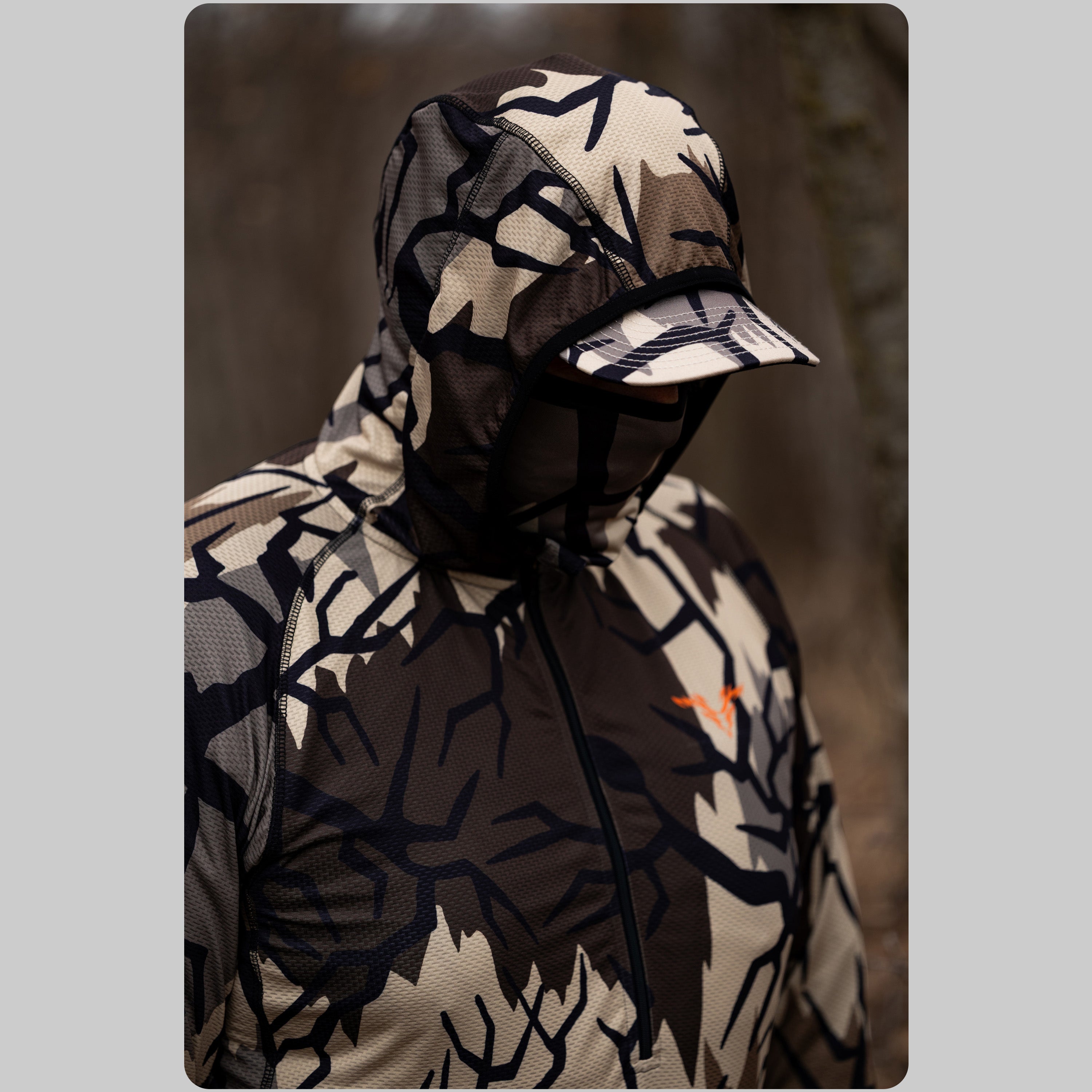 Predator Camo - Lifestyle 3 Vapor Lite Hoodie - #color_fall-brown