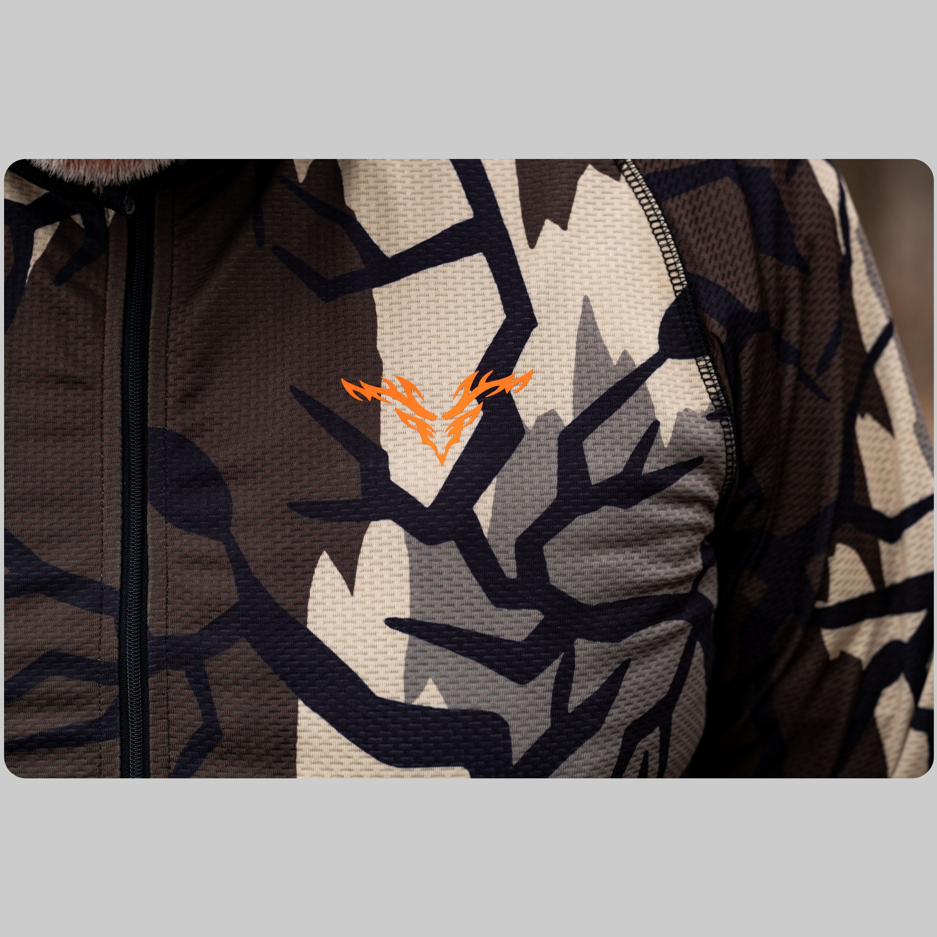 Predator Camo - Lifestyle 5 Vapor Lite Hoodie - #color_fall-brown
