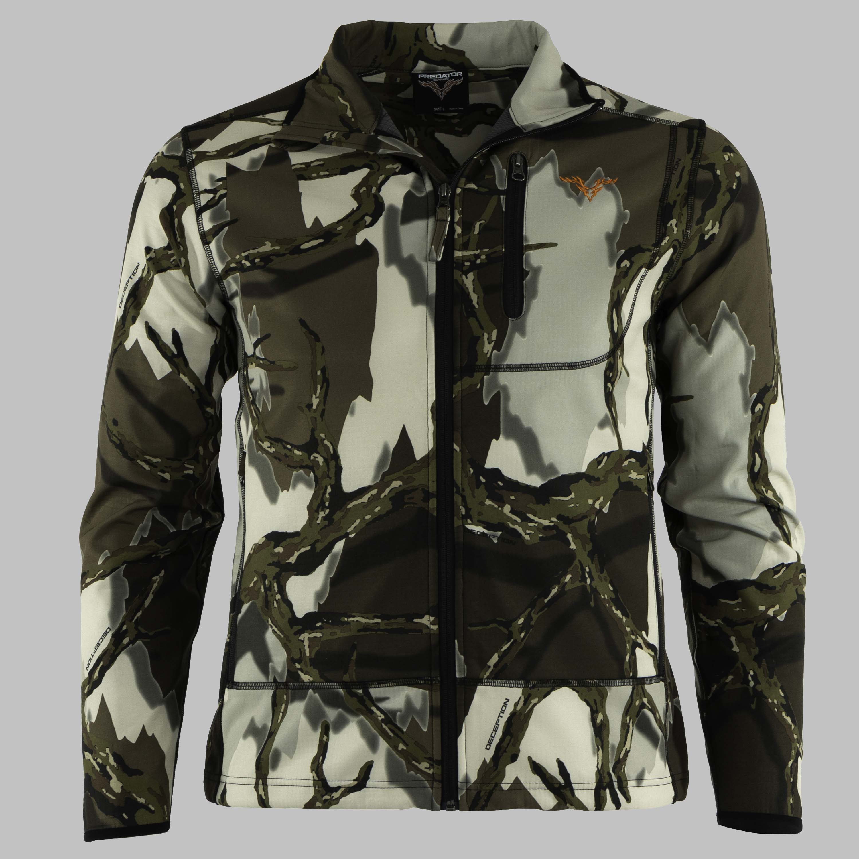 Predator Camo - Alpine Jacket - Front View - #color_brown-deception