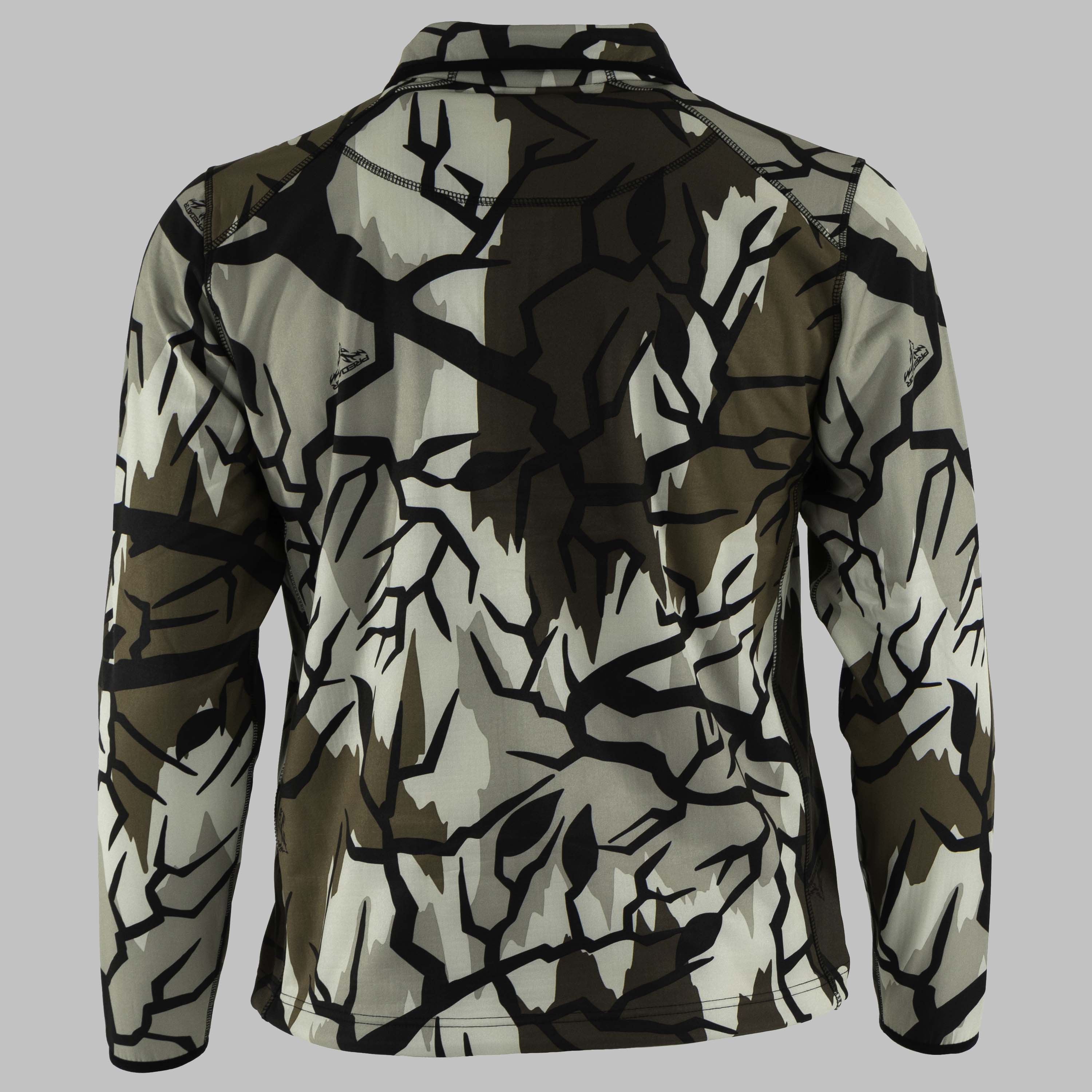 Predator Camo - Alpine Jacket - Back View - #color_fall-gray