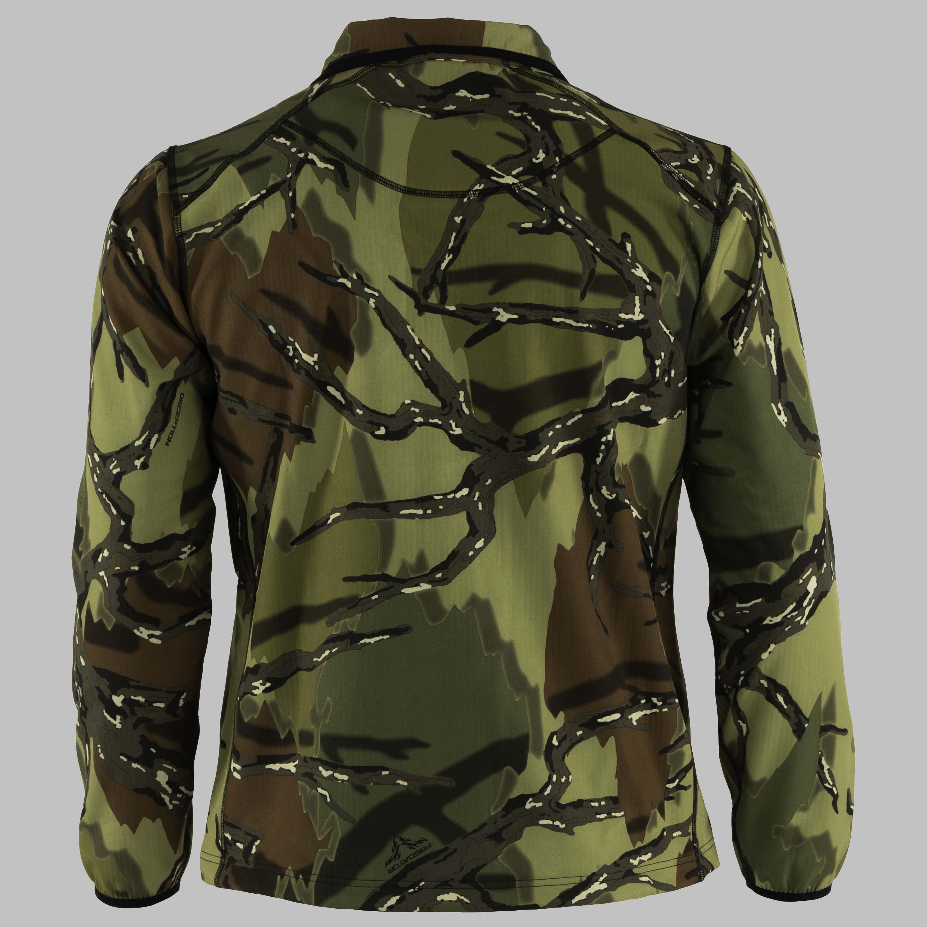 Predator Camo - Alpine Jacket - Back View - #color_green-deception