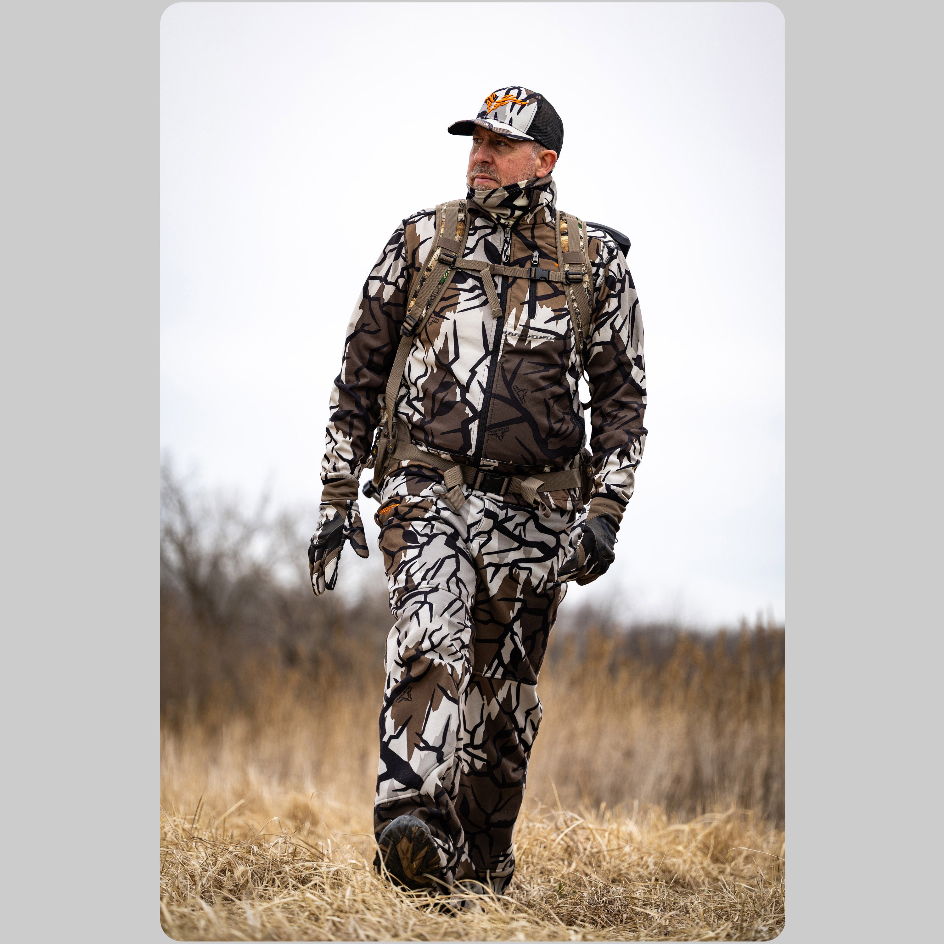 Predator Camo - Lifestyle Alpine Jacket - #color_fall-gray
