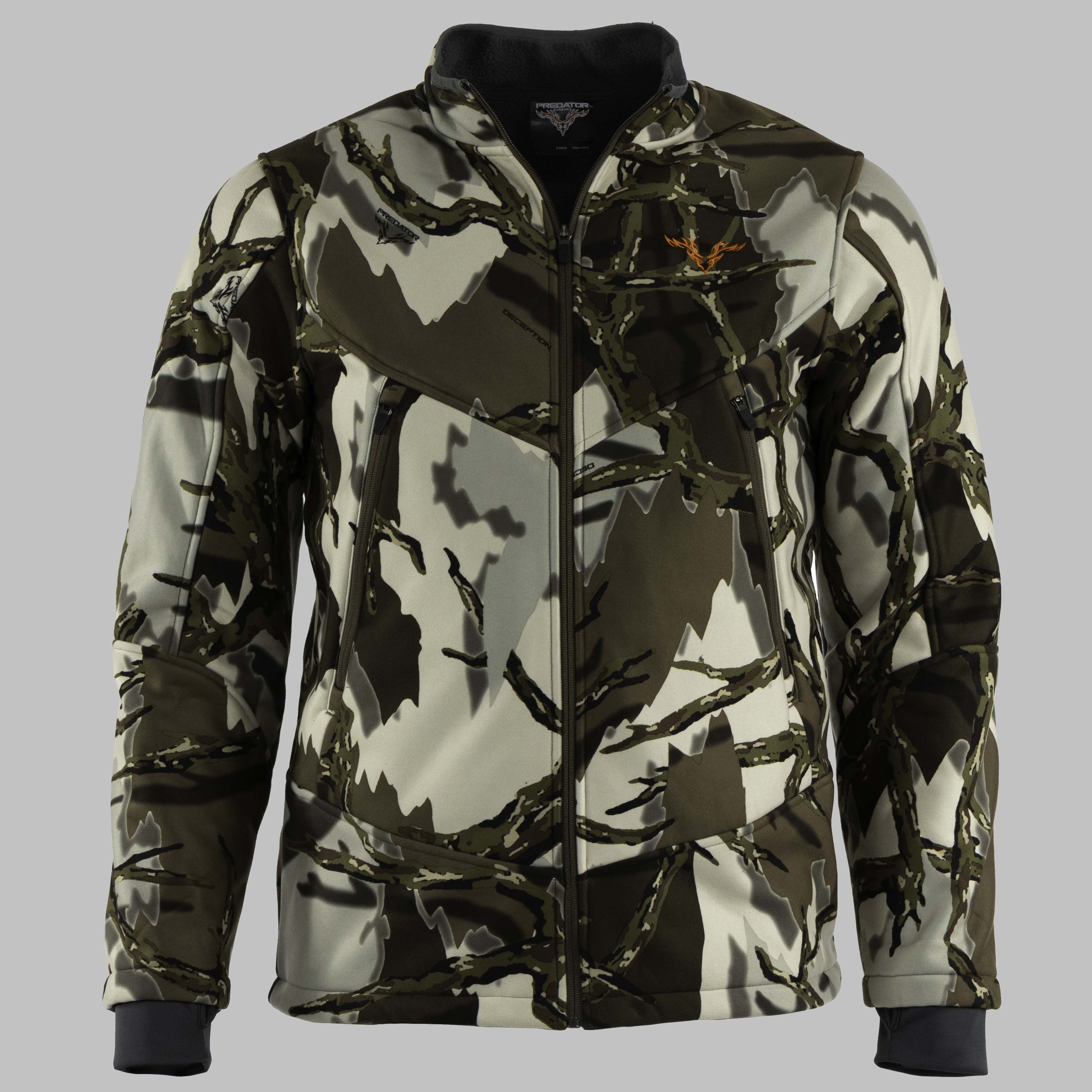 Predator Camo - G2 Whitetail Jacket - Front View - #color_brown-deception
