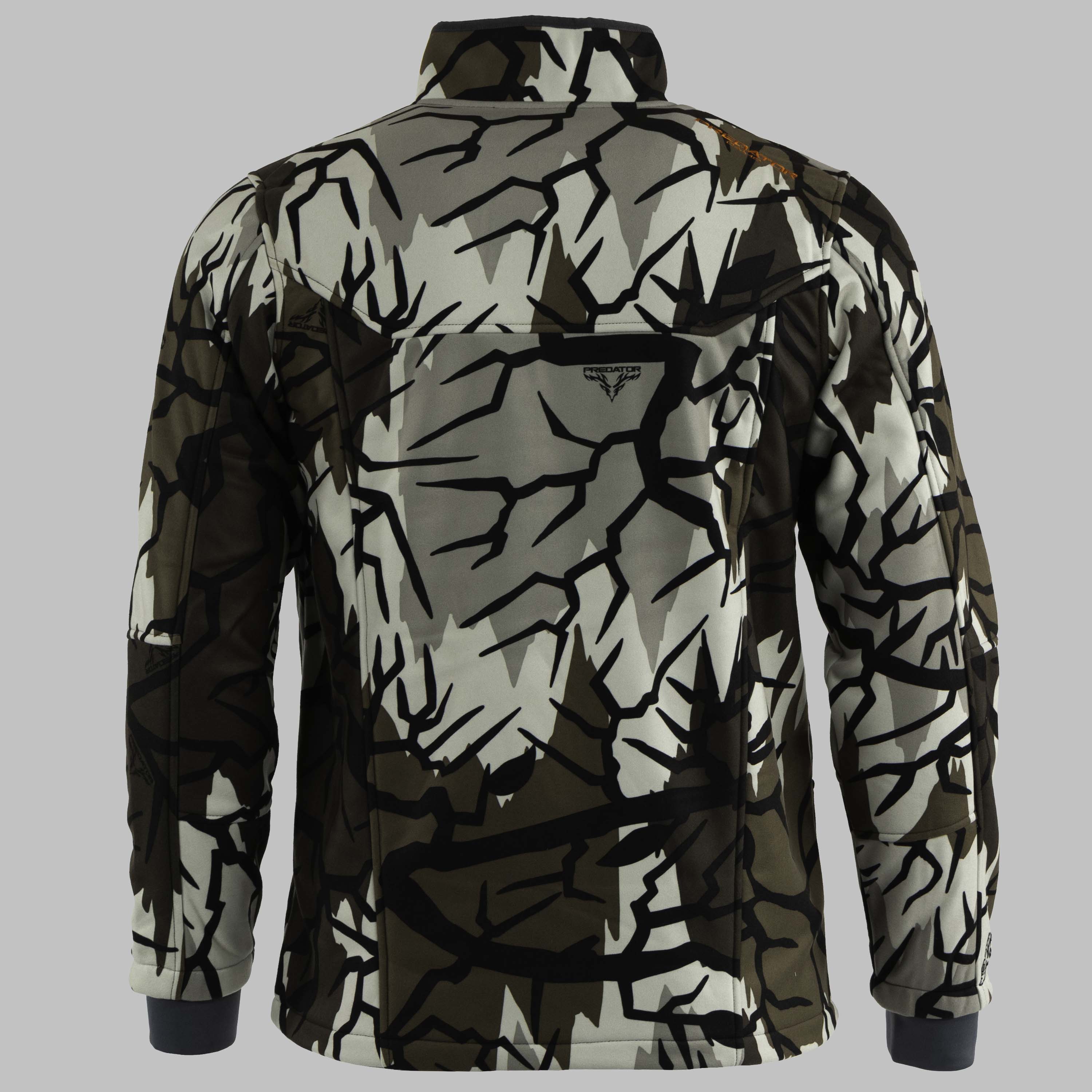 Predator Camo - G2 Whitetail Jacket - Back View - #color_fall-gray