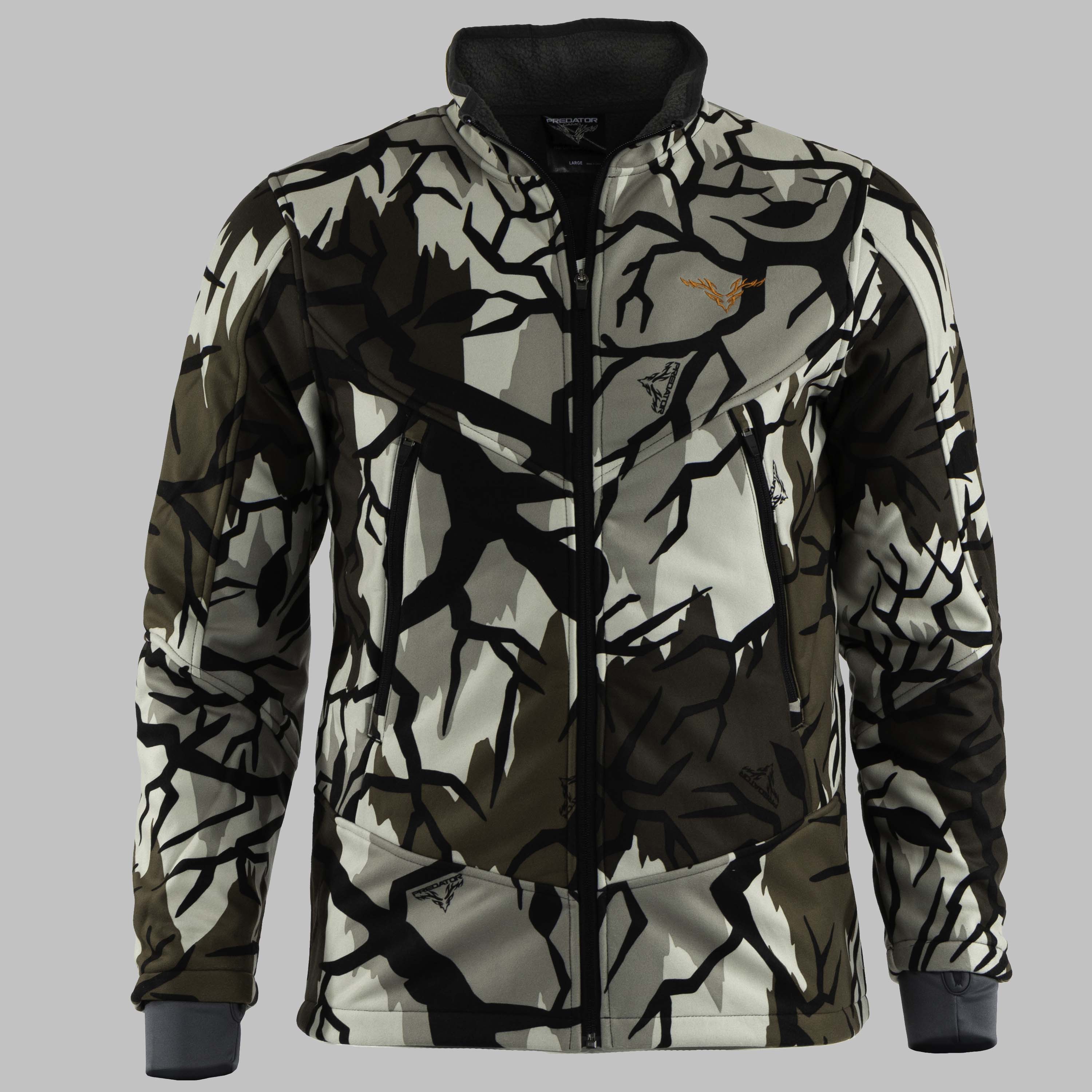 Predator Camo - G2 Whitetail Jacket - Front View - #color_fall-gray