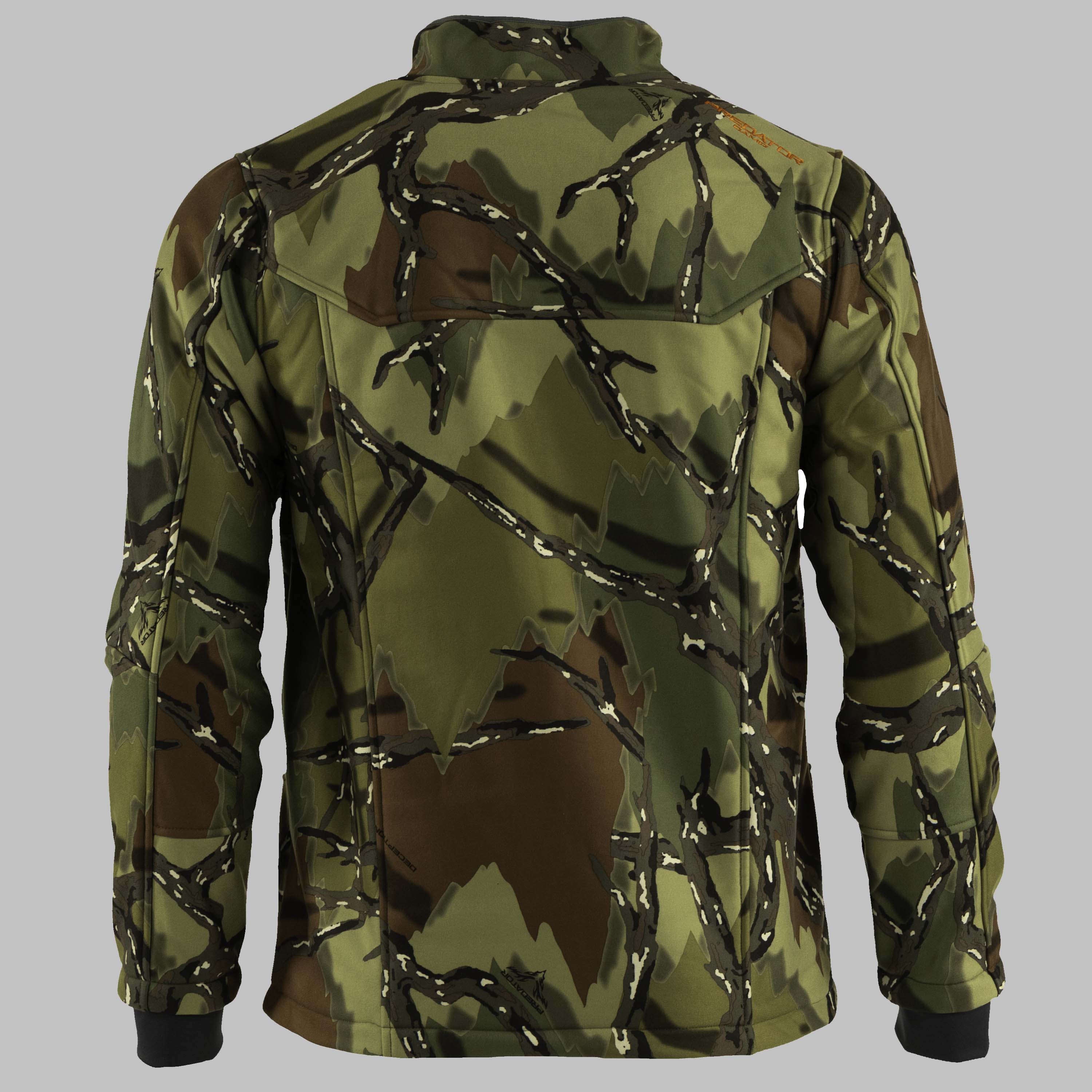 Predator Camo - G2 Whitetail Jacket - Back View - #color_green-deception