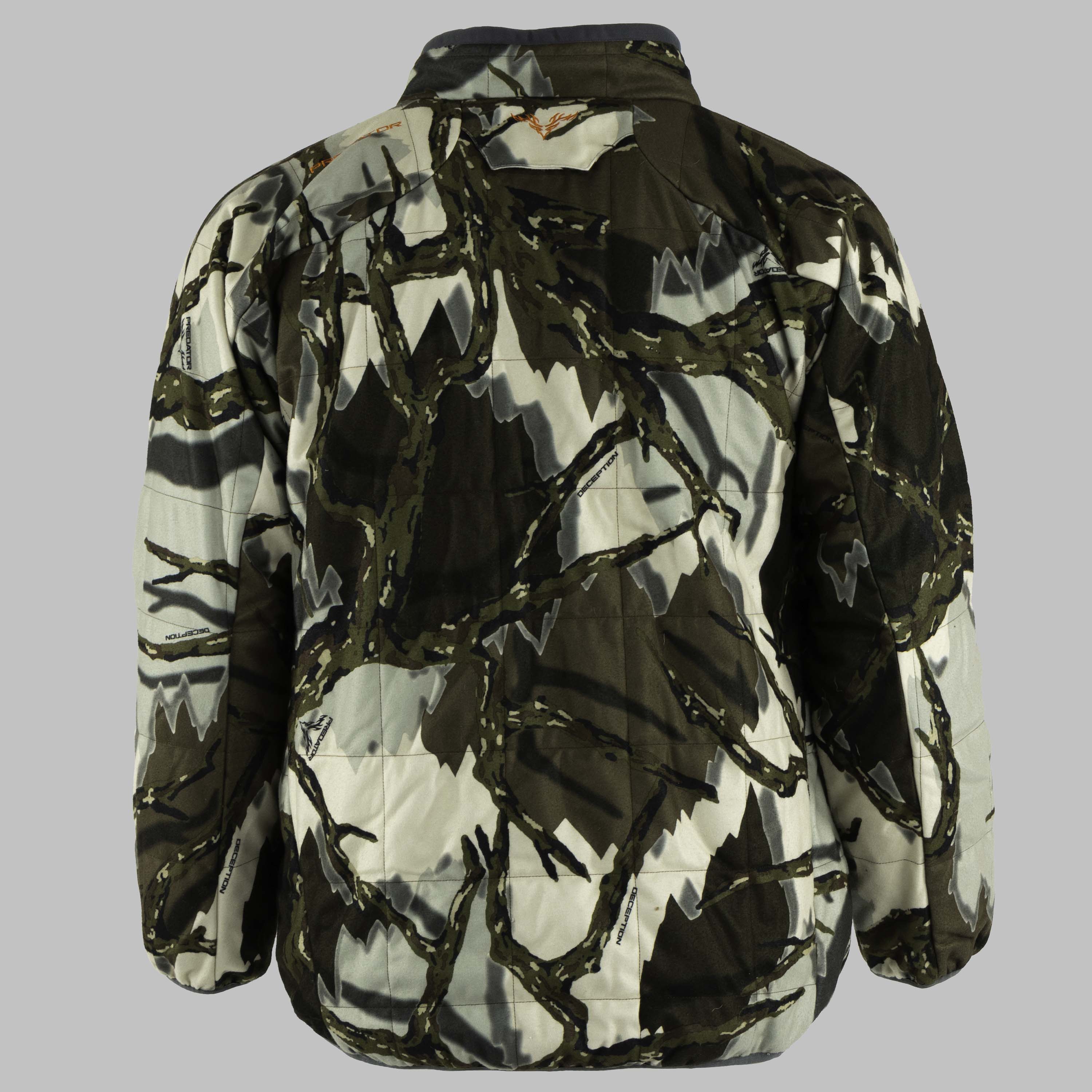 Predator Camo Ambush insulated jacket back view #color_brown-deception