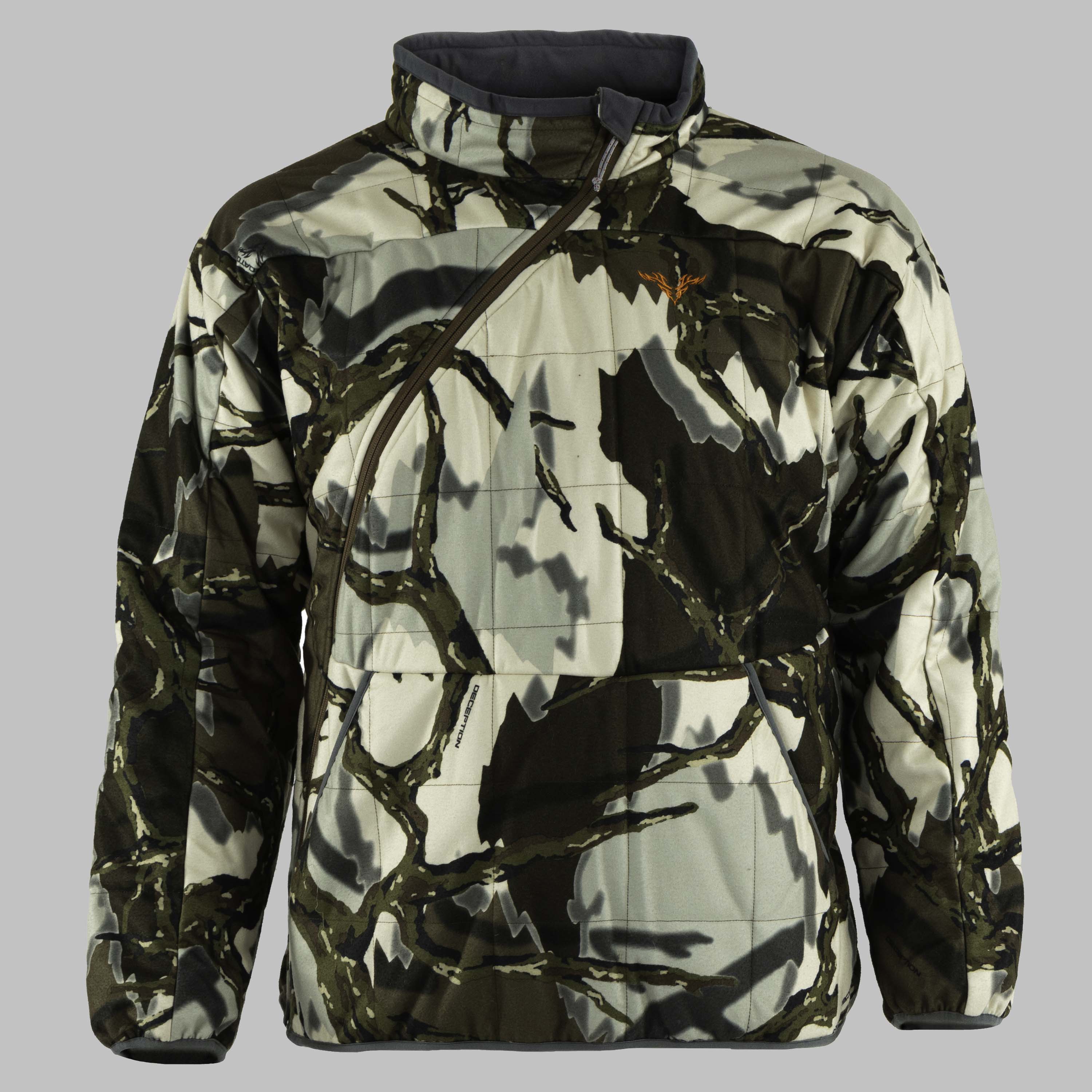 Predator Camo Ambush insulated jacket front view #color_brown-deception