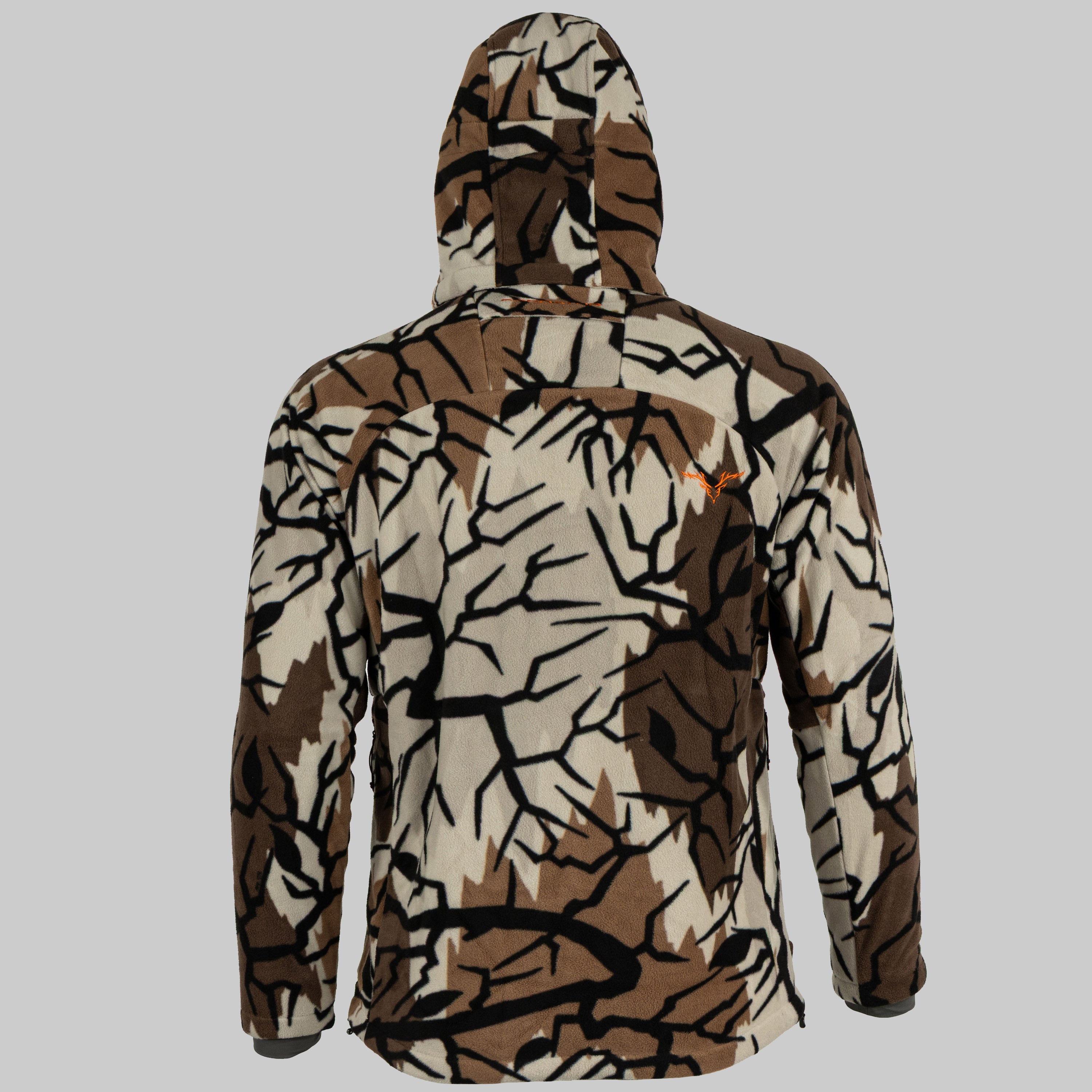 Predator Camo - Vantage X Jacket - Back View - #color_fall-gray