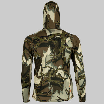 Predator Camo - Vapor Lite Hoodie - Back View - #color_brown-deception