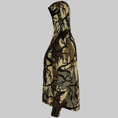 Predator Camo - Vapor Lite Hoodie - Side View - #color_fall-brown