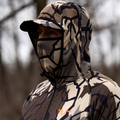 Predator Camo - Lifestyle 1 Vapor Lite Hoodie - #color_fall-brown