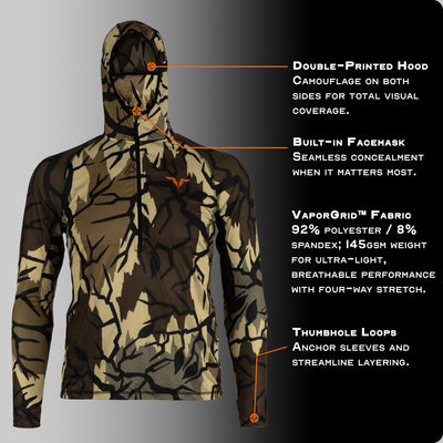 Predator Camo - Vapor Lite Product Highlights - #color_fall-brown