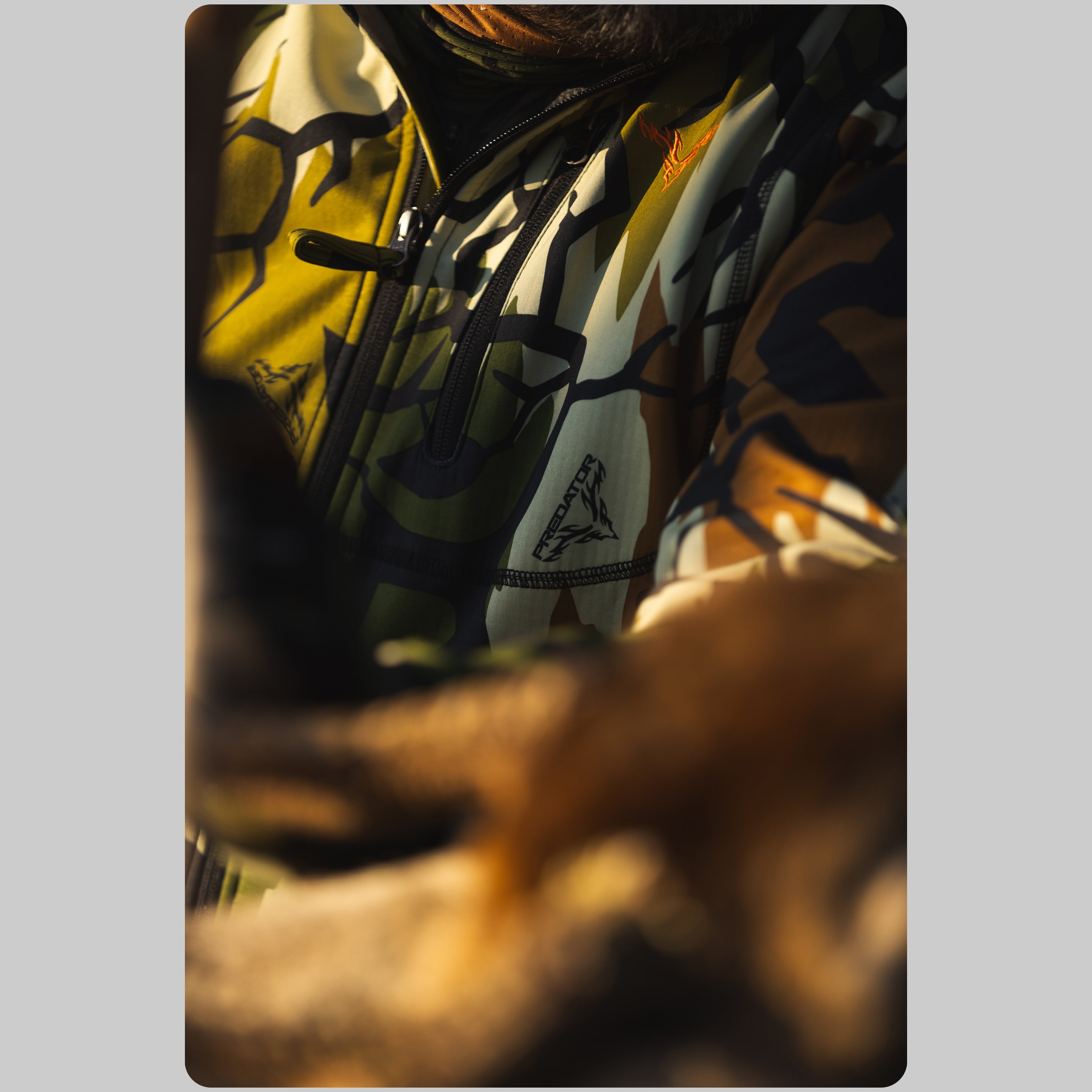 Alpine Jacket | Stretch | Wind Blocker | Midweight | Predator Camo