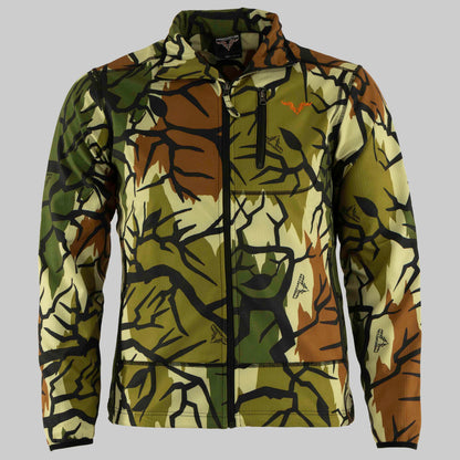 Predator Camo - Alpine Jacket - Front View - #color_spring-green
