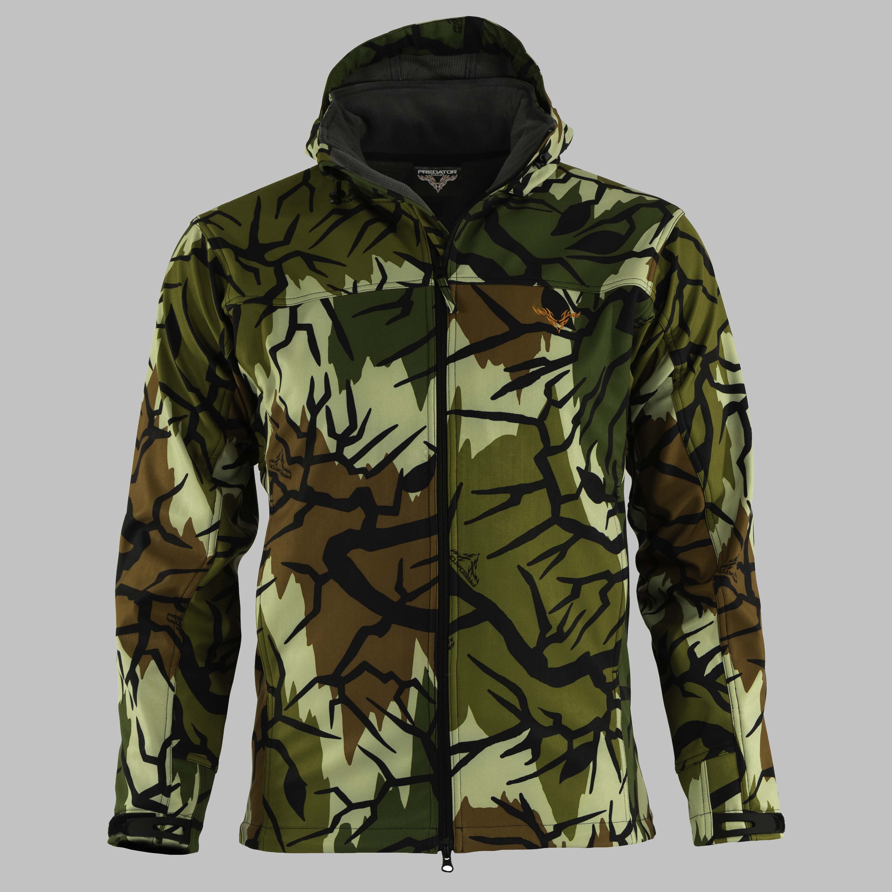 Predator Camo - High Plains Jacket - Front View -  #color_spring_green