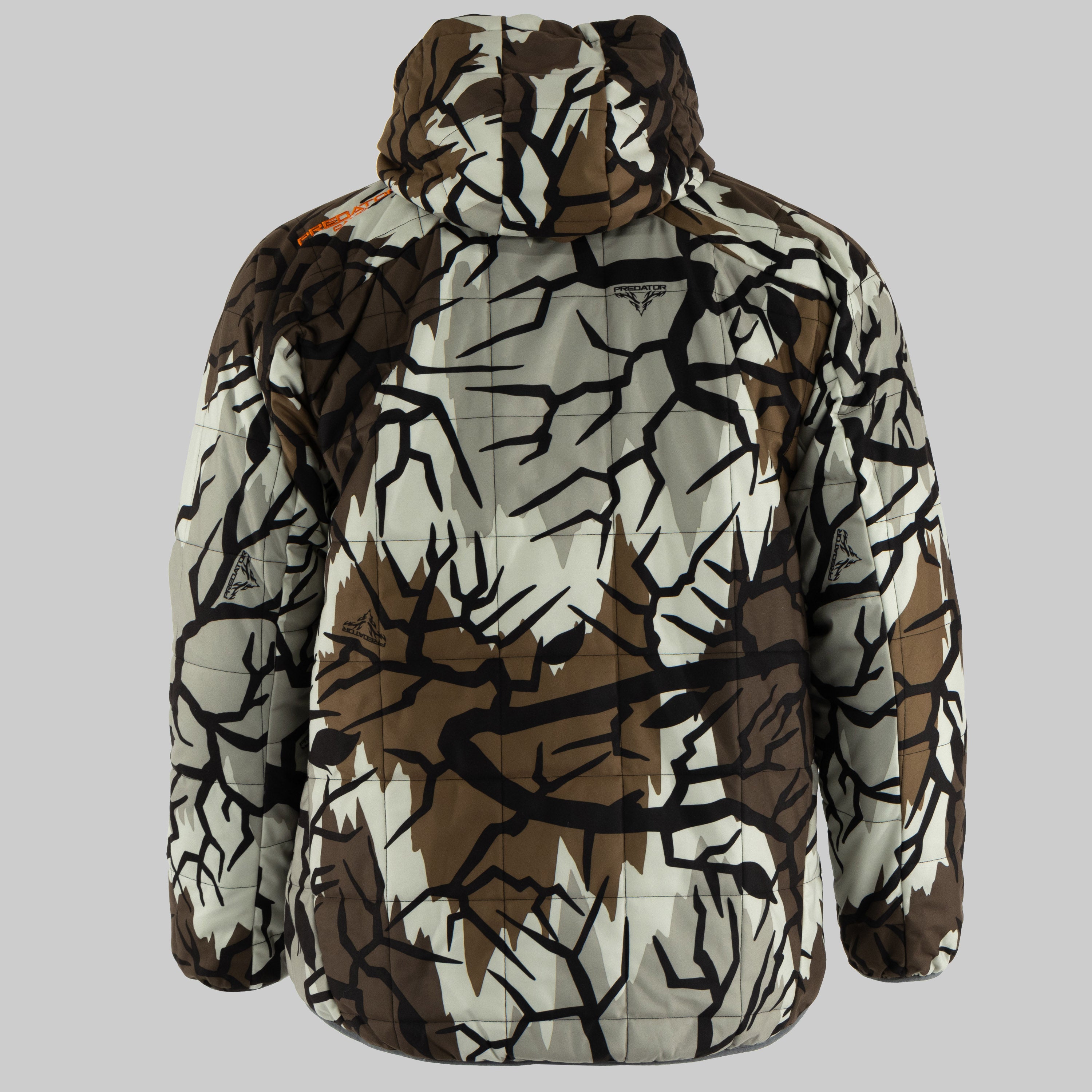 Predator Camo - Ambush 2.0 Jacket - Back View - #color_fall-gray