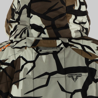 Predator Camo - Ambush 2.0 Jacket - Back Harness View - #color_fall-gray