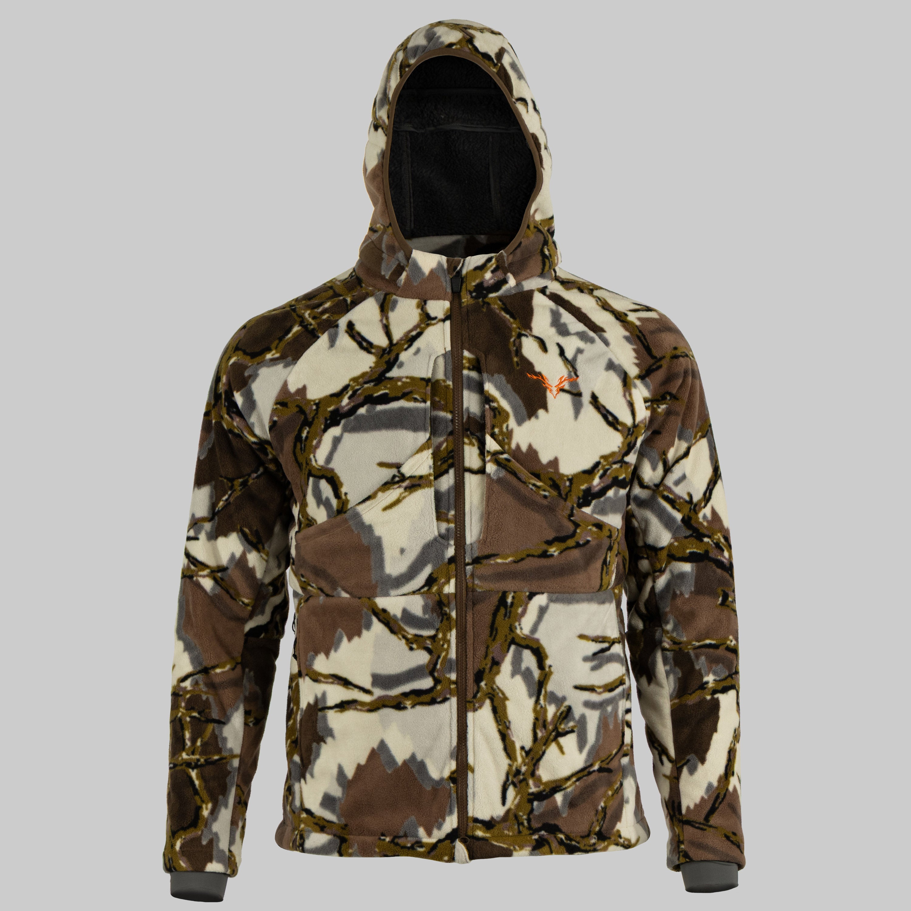 Predator camo vantage x jacket front view #color_brown-deception