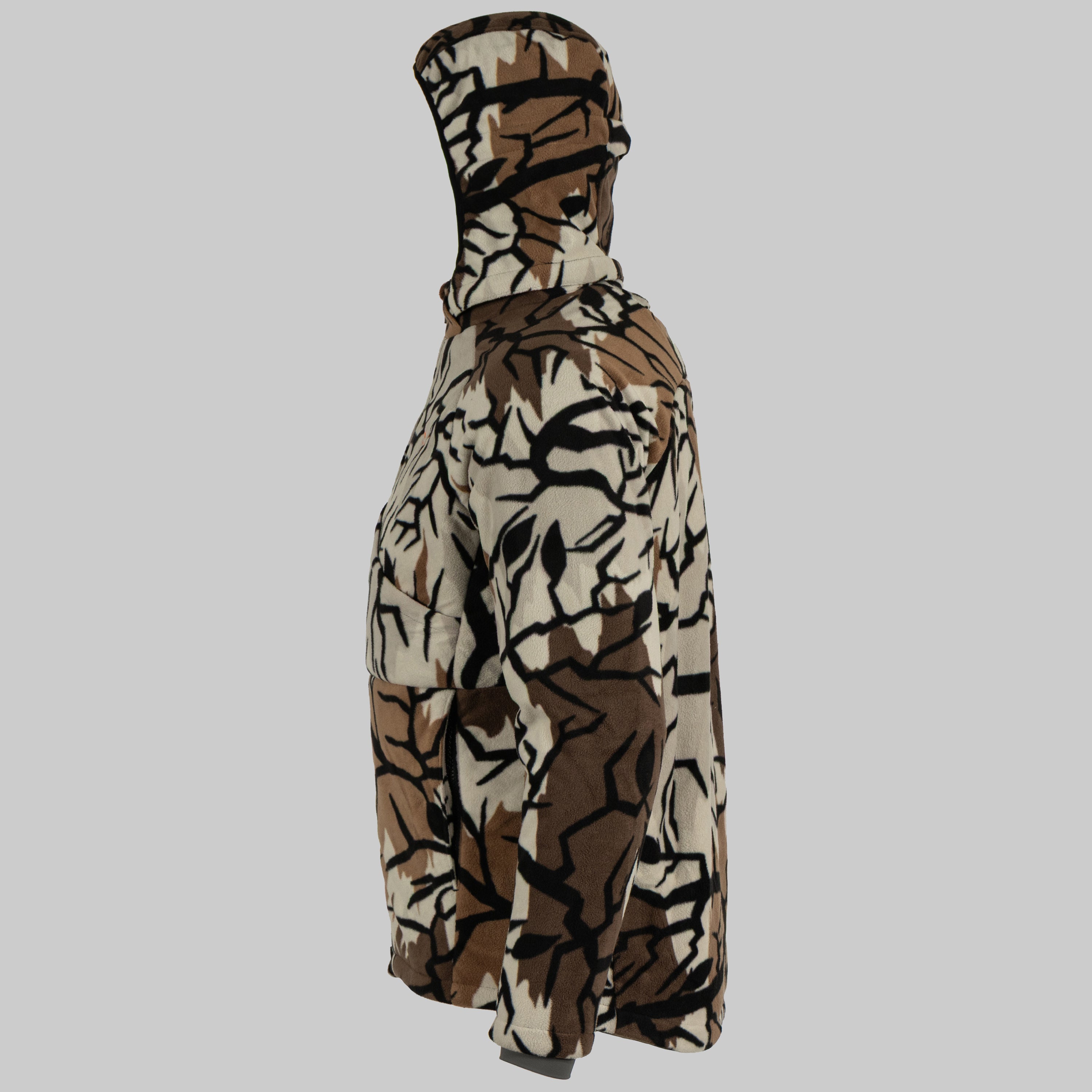 Predator Camo - Vantage X Jacket - Side View - #color_fall-gray