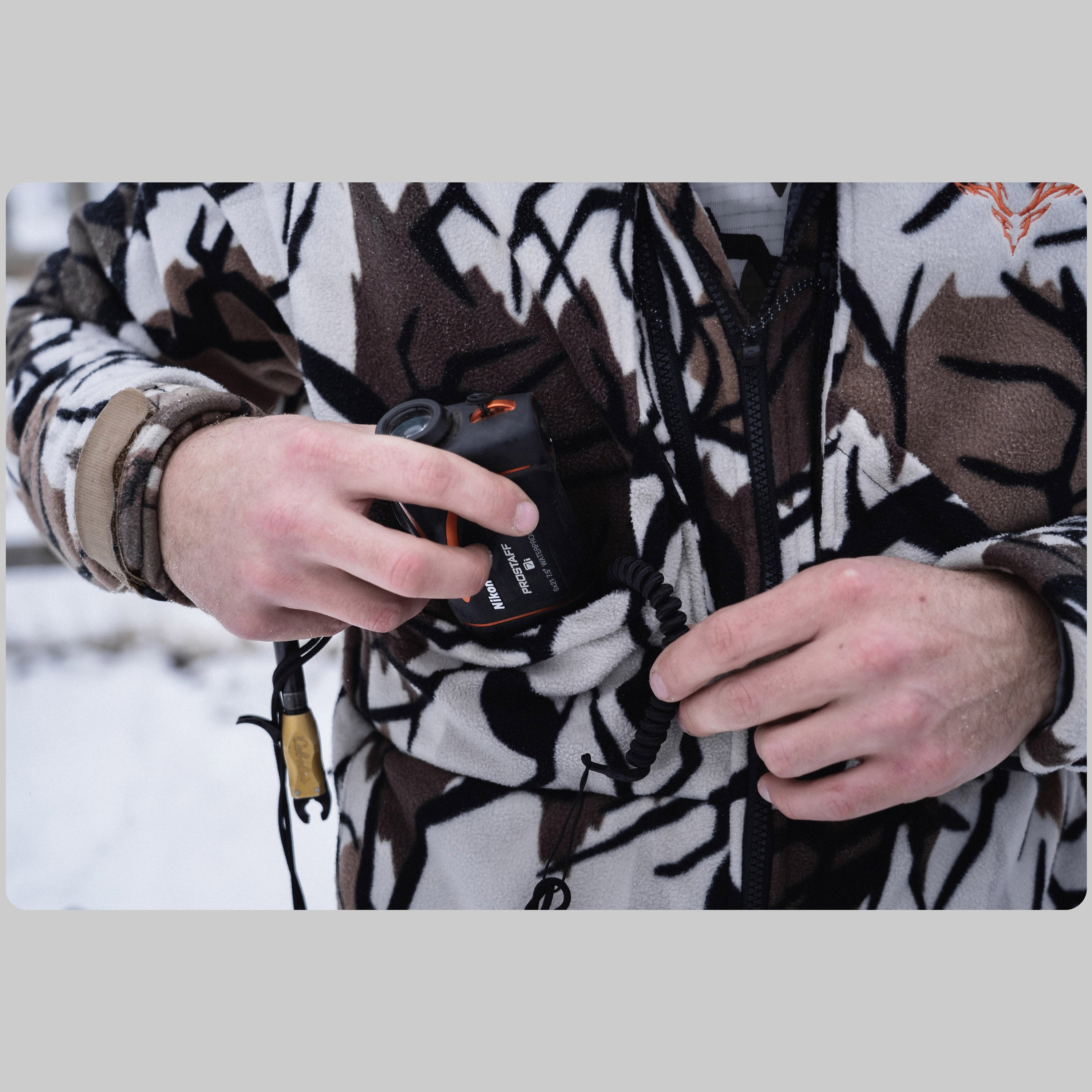 Predator Camo - Lifestyle Vantage X Jacket - #color_fall-gray