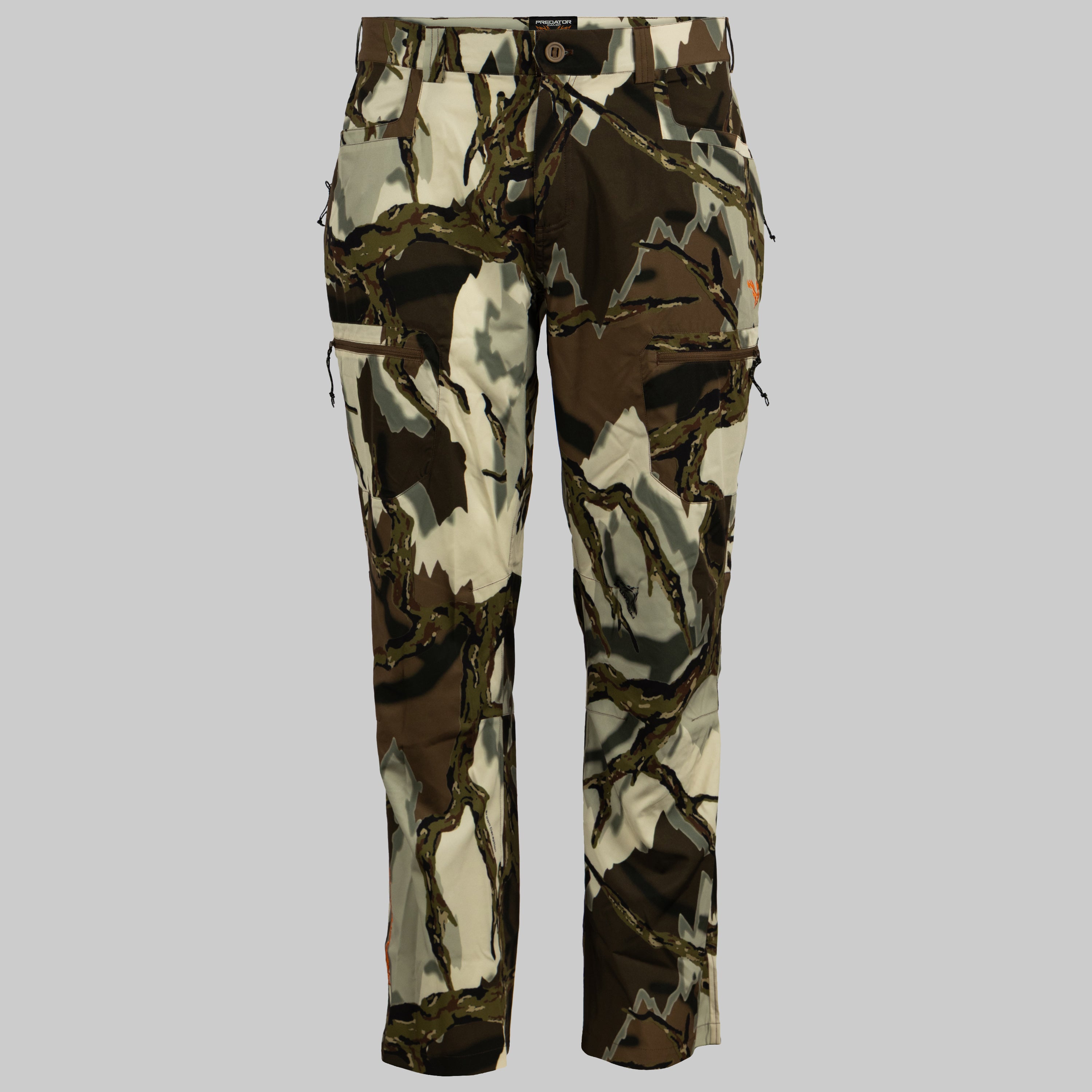 Predator Camo - Vapor Lite Pant - Front View - #color_brown-deception