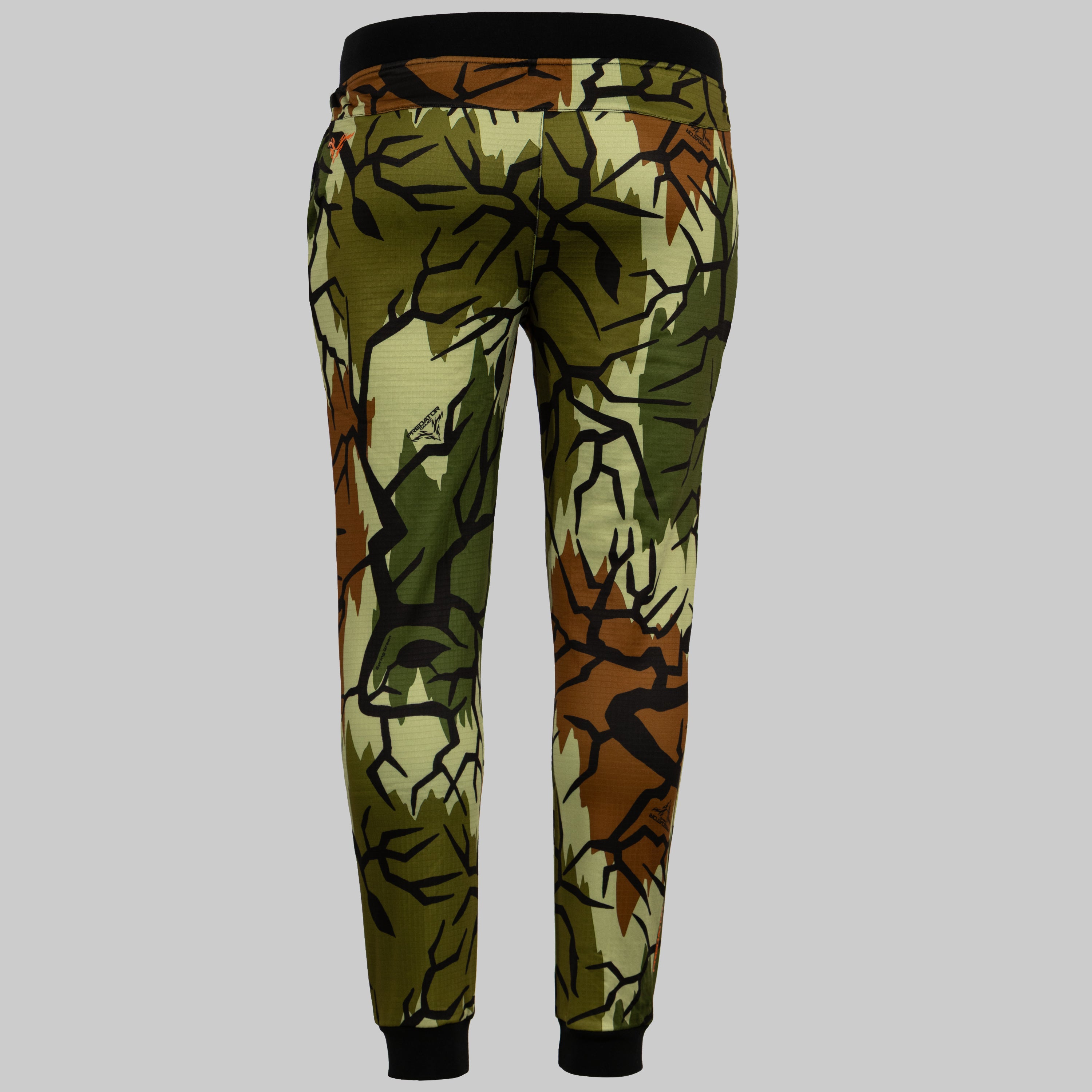 Predator Camo - ThermoGrid Pant - Back View - #color_spring-green