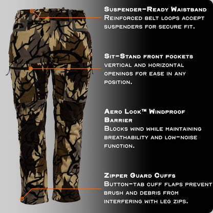Predator Camo - Prod Promo Vantage X Pant - Front View - #color_fall-brown