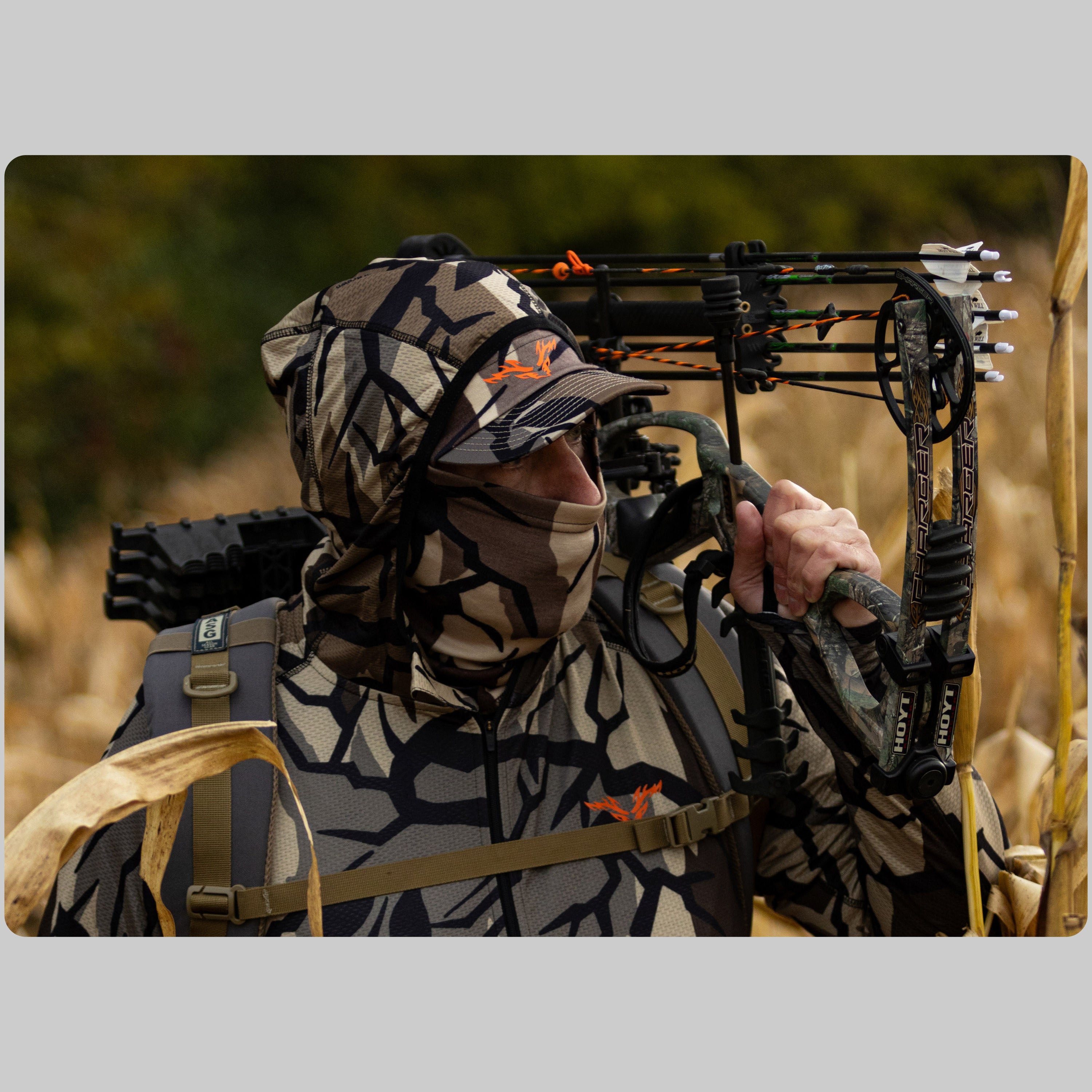 Predator Camo - Lifestyle 2 Merino 250 Neck Gaiter - #color_fall-brown