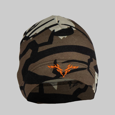 Predator Camo - Merino 250 Beanie - Front View - #color_fall-gray