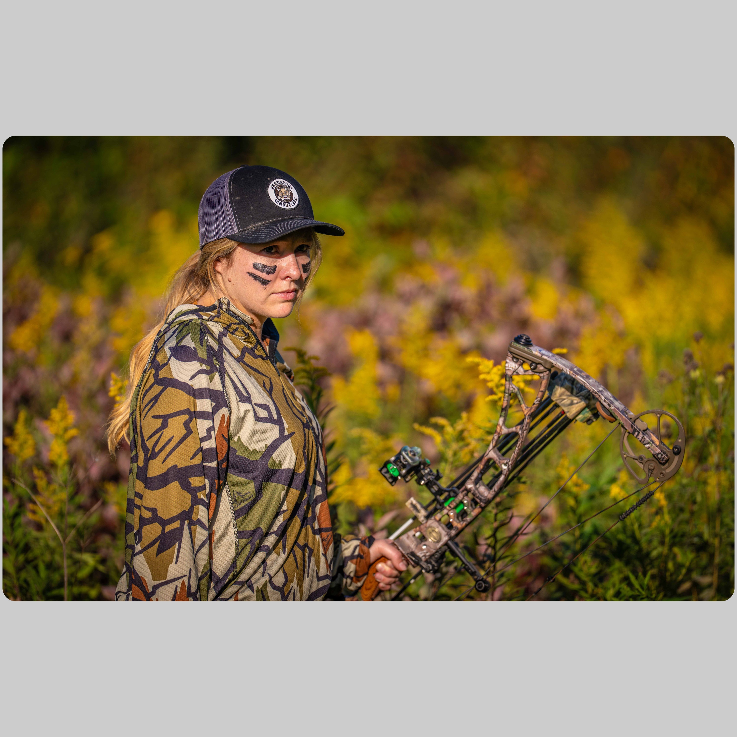 Predator Camo - OG Trucker Hat - Lifestyle - #color_black-charcoal