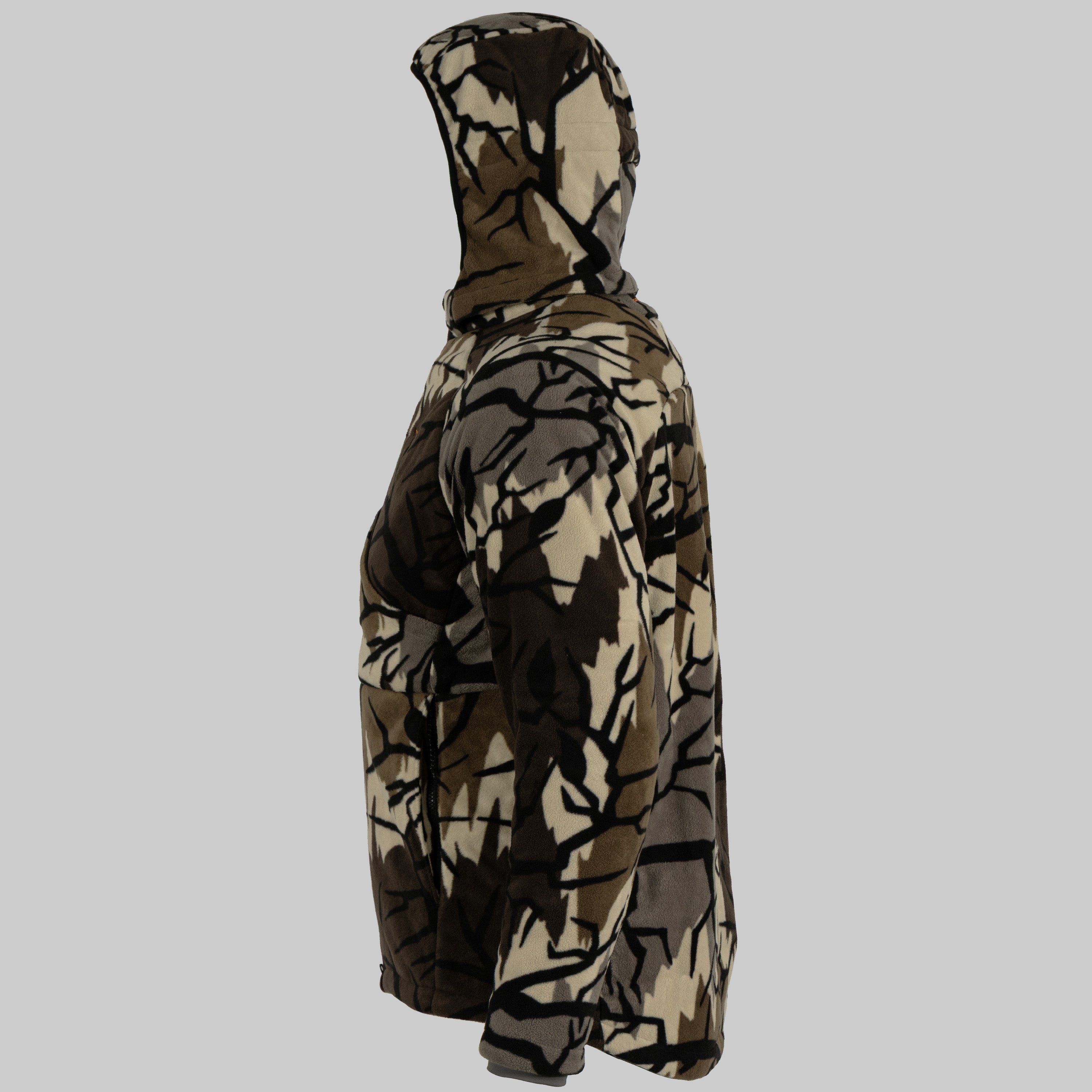 ジャケット・アウター vtg PREDATOR TRIBAL CAMOUFLAGE jacket VTG 80s Predator Camouflage Jacket Mens Tan Brown Print Cotton Zip