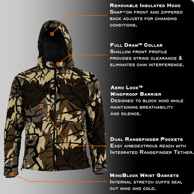 Predator Camo - Prod Promo Vantage X Jacket - Front View - #color_fall-brown